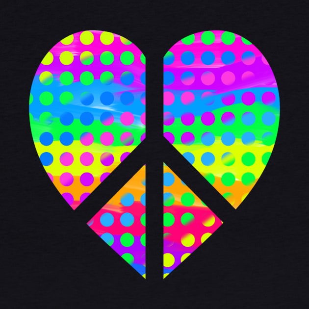 Pop Art Peace and Love by AlondraHanley